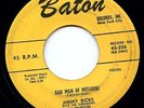 Jimmy Ricks RARE Popcorn Northern Soul 45 BATON 236 Bad Man Of Missouri HEAR IT