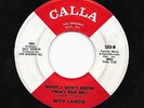 Northern Soul 45 BETTY LAVETTE What I Don't Know/Let Me Down Easy Calla HEAR