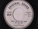 ADAM SAYLOR: Drive 'em To The Back Of The Hat / I Will Go Away 45 Rock & Pop