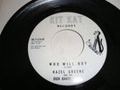 BELGIUM POPCORN- HAZEL GREENE & DICK BAKER- KIT KAT 45- PROMO- AUTOGRAPHED- HEAR