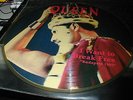 QUEEN I WANT TO BREAK FREE LIVE IN BUDAPEST 1986. RARE LP PICTURE DISC.