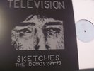 TELEVISION SKETCHES THE DEMOS 1974-75  Brian Eno Johnny Jewel LP Vinyl