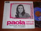 EUROVISION - PAOLA - BONJOUR BONJOUR , PORTUGAL EP SUNG PORTUGUESE SWISS DECCA