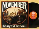 NOVEMBER En Ny Tid Ar Har 1970 HEAVY BLUES Psych Power Trio LP SWEDEN Original