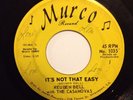 Reuben Bell With The Casanovas Rare Murco It's Not That Easy 45 7