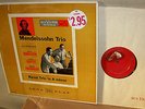 RUBINSTEIN-HEIFETZ-PIATIGORSKY/Mend Trio Op 49/'60s RCA SHADED DOG Mono LP/NM