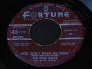 Four Kings   You Don't Mean Me Right   rare Fortune Detroit doo wop 45 HEAR