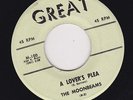 VOCAL GROUP 45 RPM - THE MOONBEAMS on GREAT  RECORDS