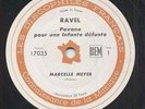 Marcelle MEYER, RAVEL Pavane, Alborada French 33 7