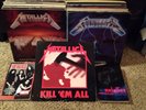 METALLICA lot 3 LP 2 Books STERLING Kill 'em All Ride Lightning Master Puppets