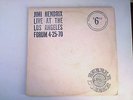 Jimi Hendrix Rare Live 2 LP Collectors Los Angeles Forum 4-25-70 Vinyl