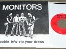 OHIO PUNK KBD Monitors Trouble b/w Rip Your Dress 45 M- w/ Pic Sleeve Boo-Wit