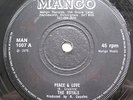 CLASSIC ROOTS The Royals Peace & Love UK Mango 45 Listen  ROY COUSINS WAMBESI