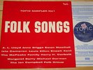 ANNE BRIGGS EWAN MacCOLL A.L LLOYD TOPIC SAMPLER NO 1 FOLK SONGS UK LP 1964 MINT