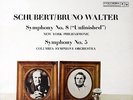 BRUNO WALTER / Schubert Symphonies No.5 & 8 Unfinished / Columbia 6-EYE, MS 6218