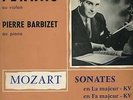 Christian Ferras French 10'' Decca Pierre Barbizet Mozart Sonatas KV 305 376