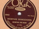 Okeh 8960 Memphis Jug Band MEMPHIS SHAKE E/E+ 78 rpm FABULOUS