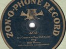 Zon-O-Phone 493 Billy Murray IT'S GREAT AT A BASE BALL GAME 78 rpm 1905