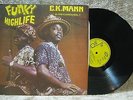 AFRO FUNK LP / C.K MANN & HIS CAROUSEL 7 / FUNKY HIGHLIFE GHANA PRESS LP 1975