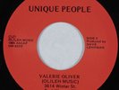 Modern Soul Boogie Rap Gospel 45 VALERIE OLIVER Unique People OLILEH HEAR ++/NM