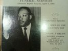 DR.MARTIN LUTHER KING JR. FUNERAL SERVICES EBENEZER BAPTIST CHURCH APRIL 9 1968