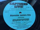 RONNIE JAMES DIO CAPTURED LIVE RARE 2 LP SET in 1984