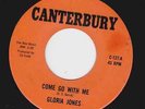 Northern Soul GLORIA JONES Come Go With Me 45RPM Single