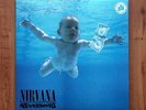 NIRVANA NEVERMIND LP LIMITED EDITION BLUE WAX POSTER LYRICS ROCK POP PUNK