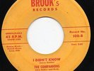 Companions-I Didn't Know-Brook's Doo Wop 45 