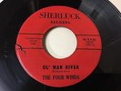 The Four Winds DOO WOP 45 Ol' Man River / Popcorn Party on Sherluck #BB3 HEAR IT
