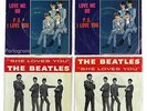 The Beatles - Love Me Do + She Loves You - 2 of Each Tollie/Swan p/s U.S. 45s