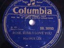 78 Columbia DB 30193 Hue Lee - Rose, Rose, I Love You / Autumn Melody In Chinese