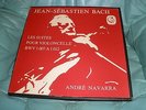 ANDRE NAVARRA-BACH:Unaccompanied Cello Suites/ CALLIOPE 3 LP BOX   Rare  NM