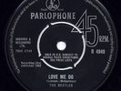THE BEATLES love me do / p.s. I love you PARLOPHONE RECORDS UK 1962