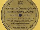 Victor RARE 33RPM 1930s Shellac Record Music from FLYING COLORS Early Long PLay