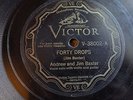 Andrew and Jim Baxter Forty Drops Georgia Stomp very rare blues fiddle Victor 78