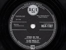 VERY RARE 1960 UK ELVIS PRESLEY 78  STUCK ON YOU / FAME AND FORTUNE  RCA 1187 E-