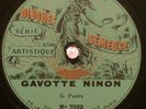 Disques SEMEUSE 78 tours Garde Républicaine- Gavotte Ninon/Pavanne Louis XIII EX