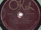 Okeh 8109 Sylvester Weaver  GUITAR RAG  78 rpm 1st EVER Country Blues record