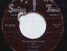 Rare Doo Wop R&B HOLLYWOOD FLAMES I Know/Let's Talk It Over SWING TIME 45 HEAR