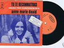 45 RPM SP (ISRAEL) ANNE MARIE DAVID EUROVISION 1973 TU TE RECONNAITRAS
