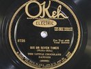 78 RPM -- The Little Chocolate Dandies, Okeh 8728, E / E+