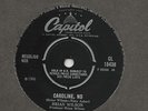 BRIAN WILSON  BEACH BOYS  UNIQUE  U. K.  45  CAROLINE NO