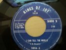 Black Gospel 45 KINGS OF JOY OF TULSA i can tell the world LISTEN