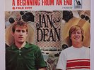 JAN & DEAN: A Beginning From An End / Folk City 45 (PS, v. sl cw sm tear @ open