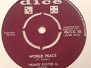 DICE 45 - PRINCE BUSTER - WORLD PEACE / THE LION ROARS SKA REGGAE 1963