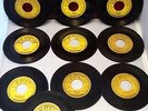 Sun 45 records  Johnny Cash Jerry Lee Lewis  Elvis Presley Carl Perkins 10 total