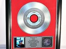 Sting, Russians, platin Schallplatte, Platin Record, Award, gold
