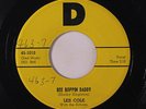 LES COLE: Bee Boppin Daddy / Rock-a-my Baby 45 (#ol, sl storage warp) rare Rock