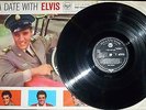 ELVIS PRESLEY, RCA HI-FI vinyl LP, A DATE WITH ELVIS,RD-27128.